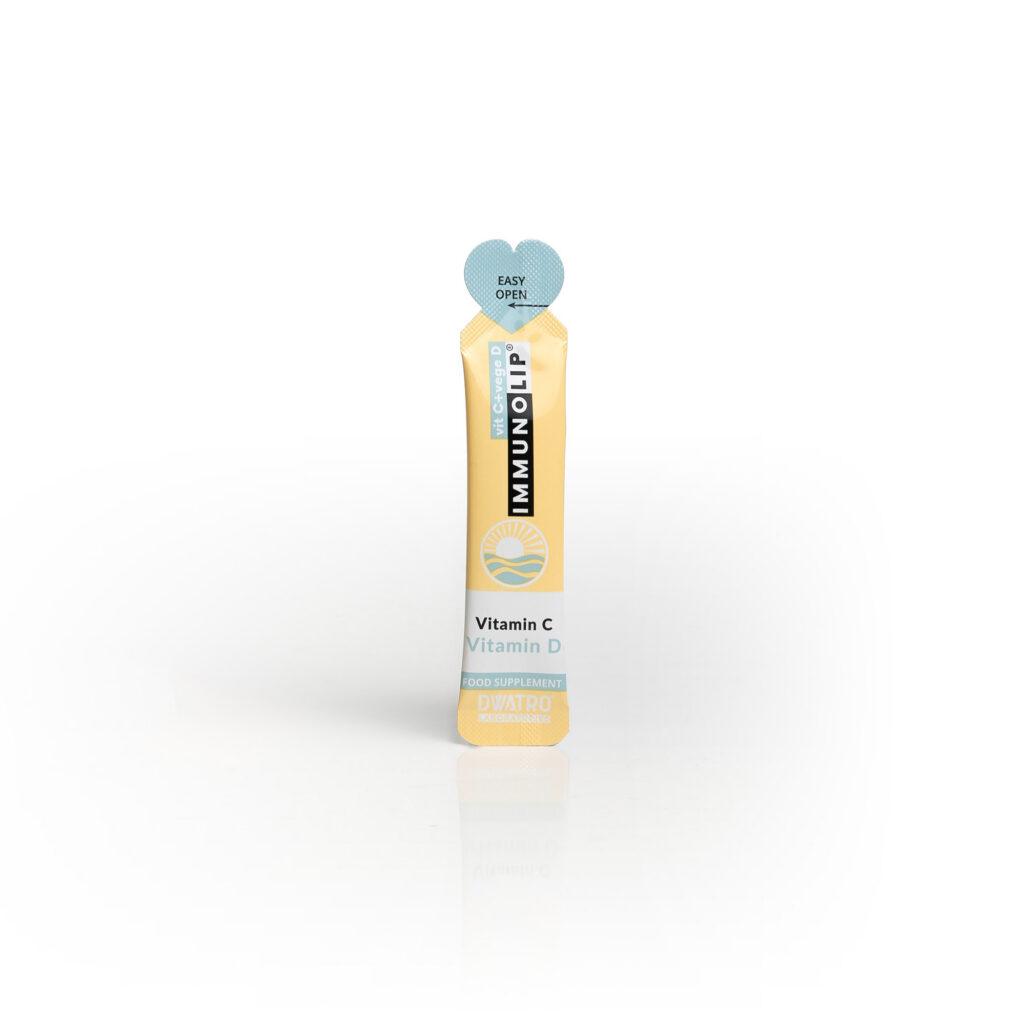 Liposomalny suplement Immunolip<sup>®</sup> vit C+vege D na&nbsp;odporność