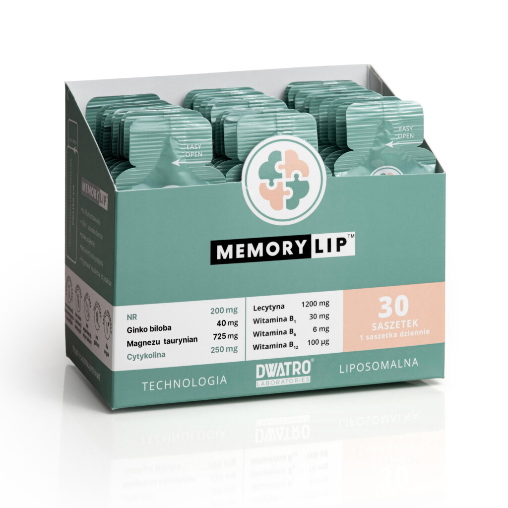 Liposomalny suplement MemoryLip<sup>™</sup> na&nbsp;pamięć i&nbsp;koncentrację