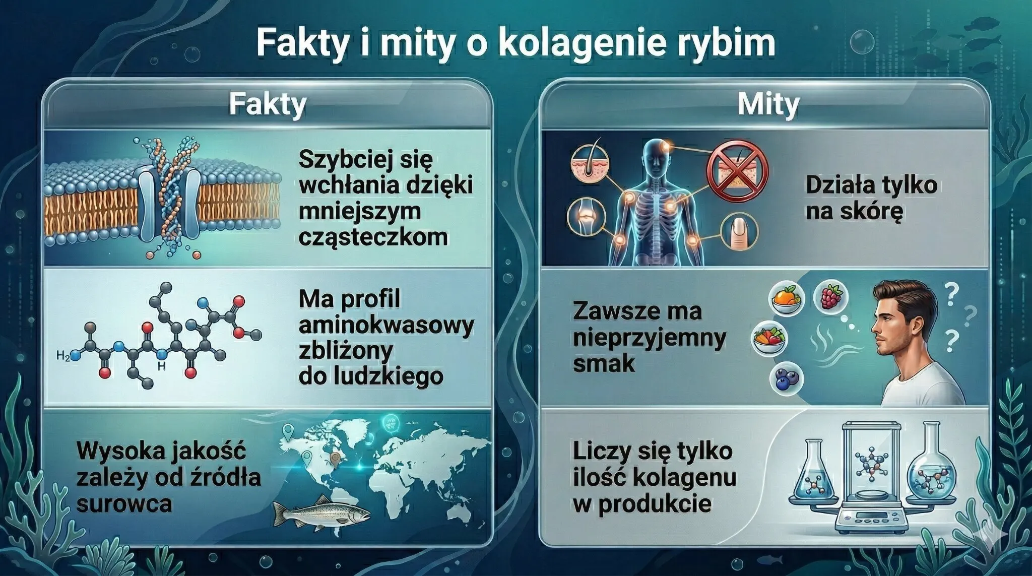 Fakty i mity o kolagenie rybim
