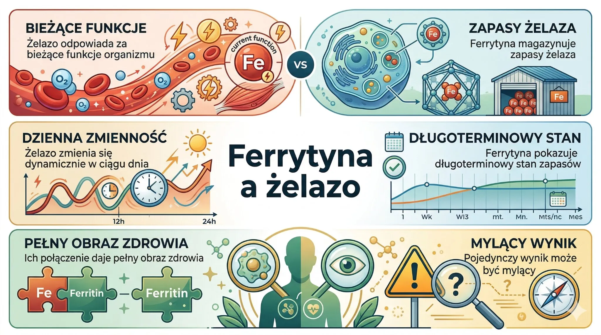 Ferrytyna a żelazo