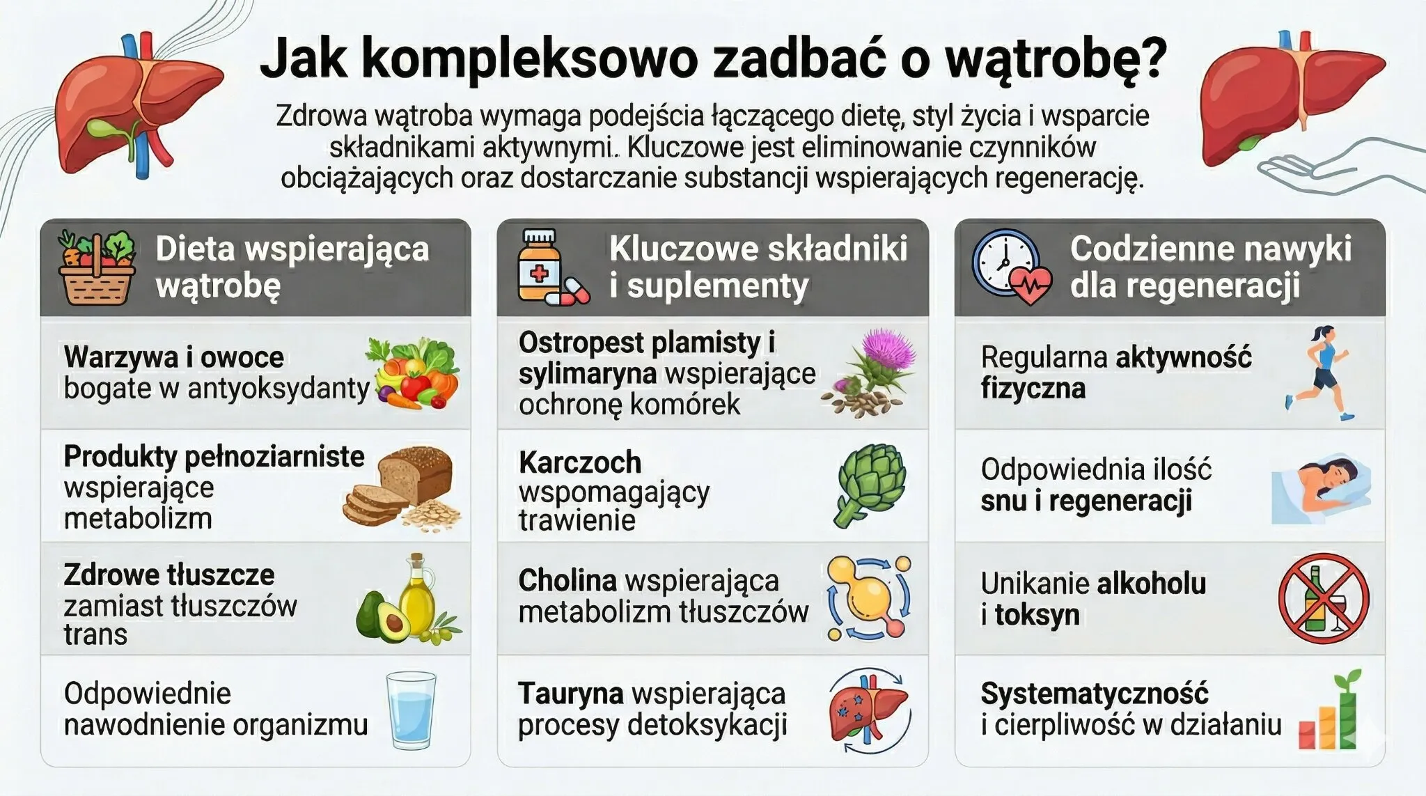 Jak kompleksowo zadbać o wątrobę?