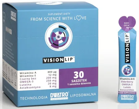 Liposomalny kompleks VisionLip™ na prawidłowe widzenie