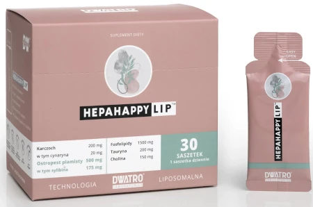 Liposomalny suplement HepaHappyLip™ w trosce o prawidłowe funkcje wątroby