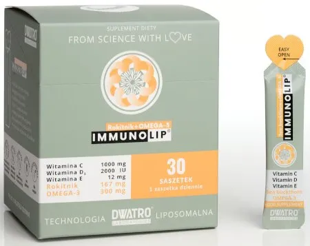 Liposomalny suplement Immunolip® Rokitnik+OMEGA-3 na wspomaganie odporności