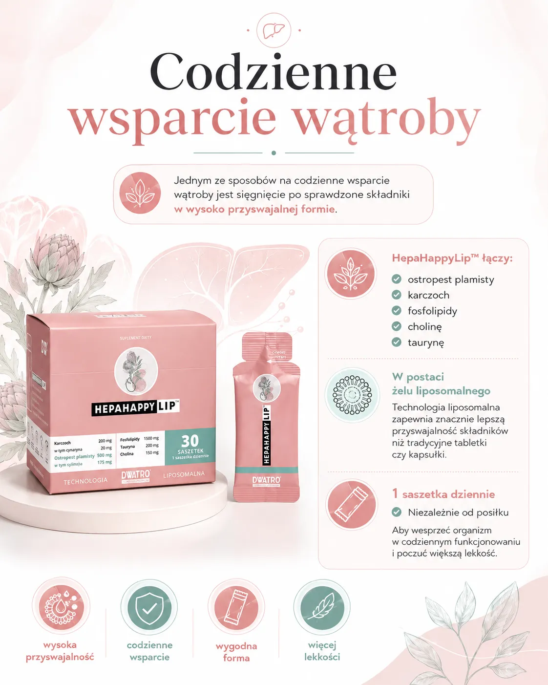 HepaHappyLip™ - kasdienis kepenų palaikymas