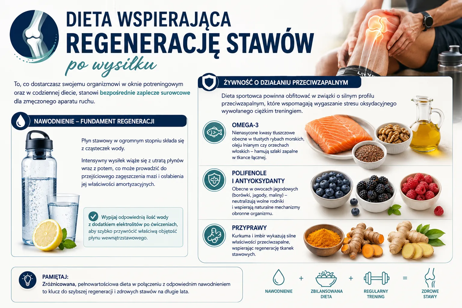 Dieta wspierająca regenerację stawów po wysiłku