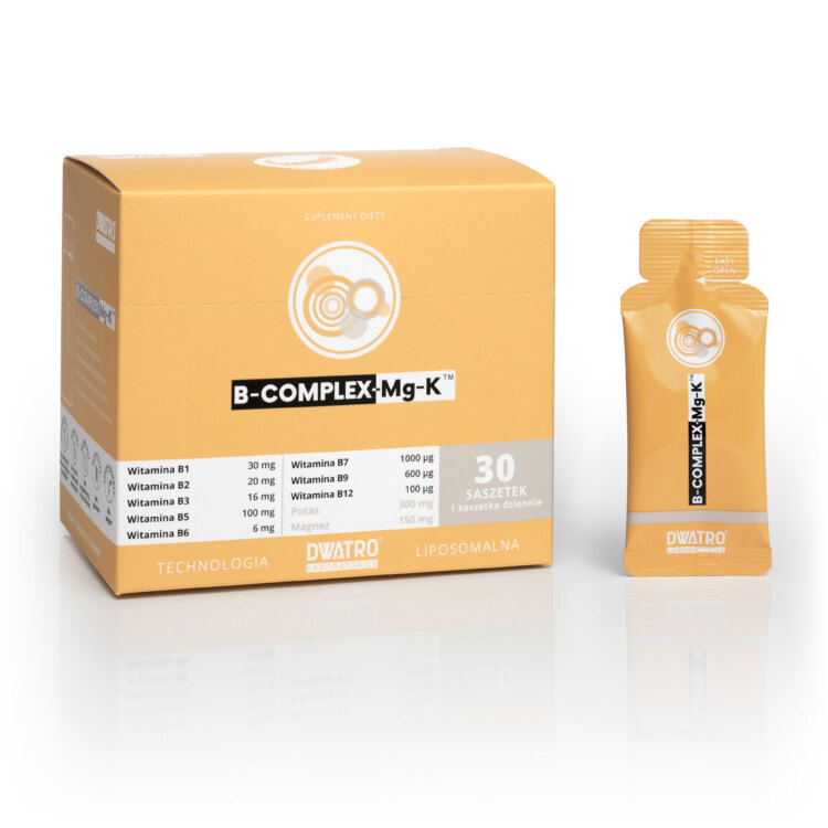 Liposomalny kompleks witamin B&nbsp;z&nbsp;magnezem i&nbsp;potasem B-Complex-Mg-K™