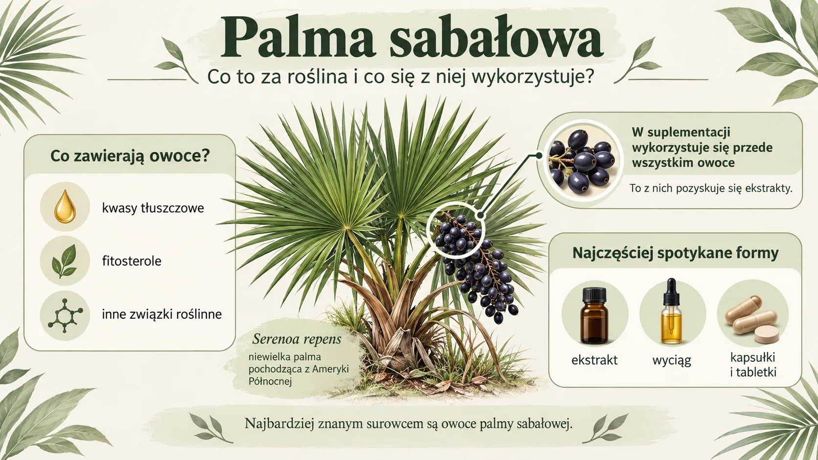 Palma sabałowa - co to za roślina i co się z niej wykorzystuje?